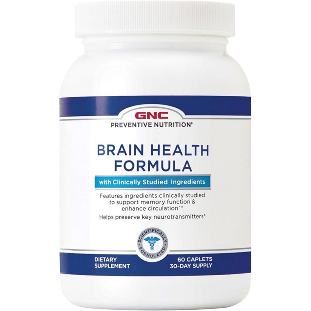 Supliment alimentar Formula pentru sanatatea creierului si sistemului nervos, 60 tablete, GNC
