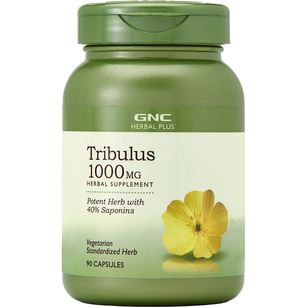 Supliment alimentar Tribulus 1000 mg Herbal Plus, 90 capsule, GNC