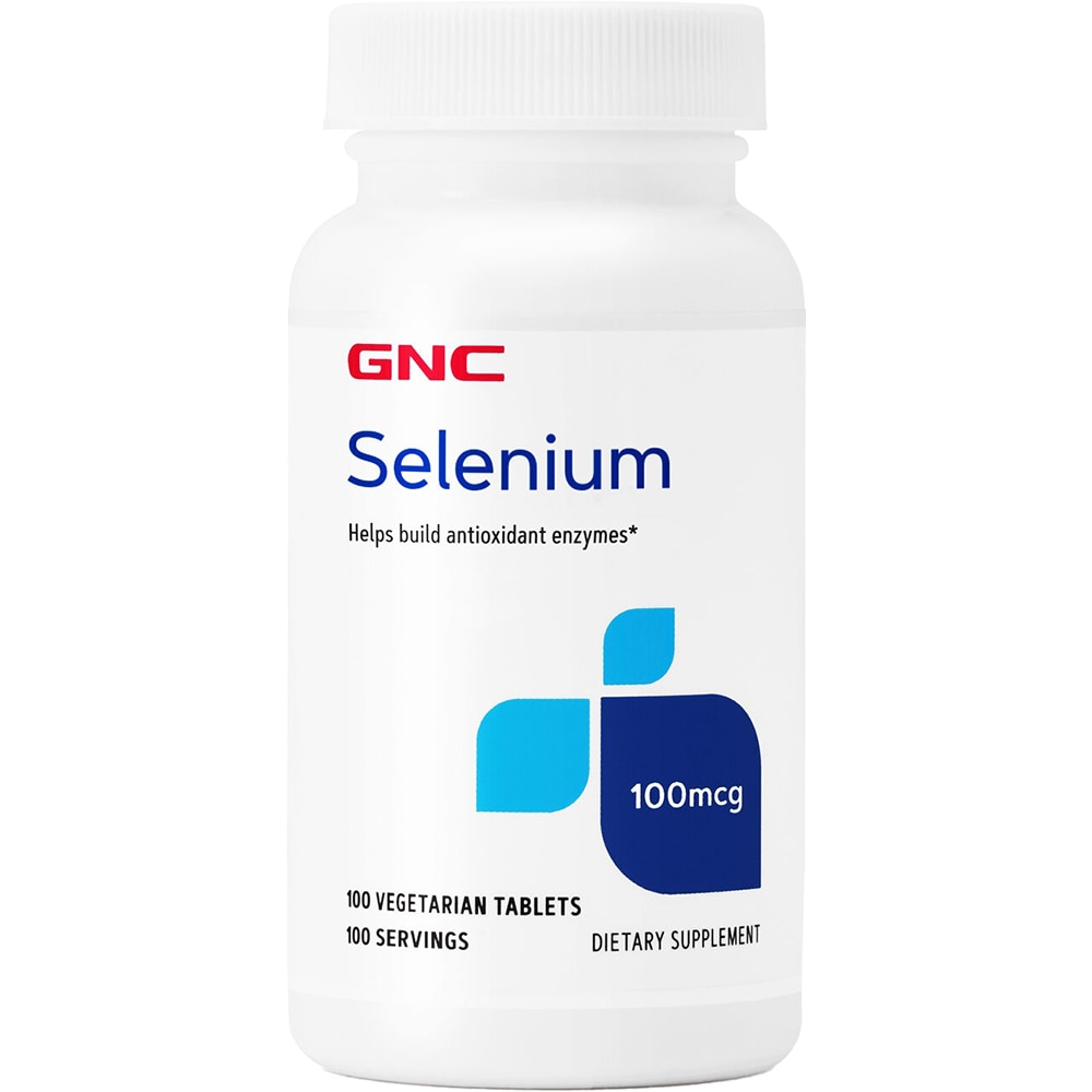 Supliment alimentar Seleniu 100 mcg, 100 tablete, GNC
