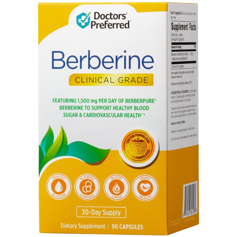 Supliment alimentar Berberina 500 mg, 90 capsule, GNC