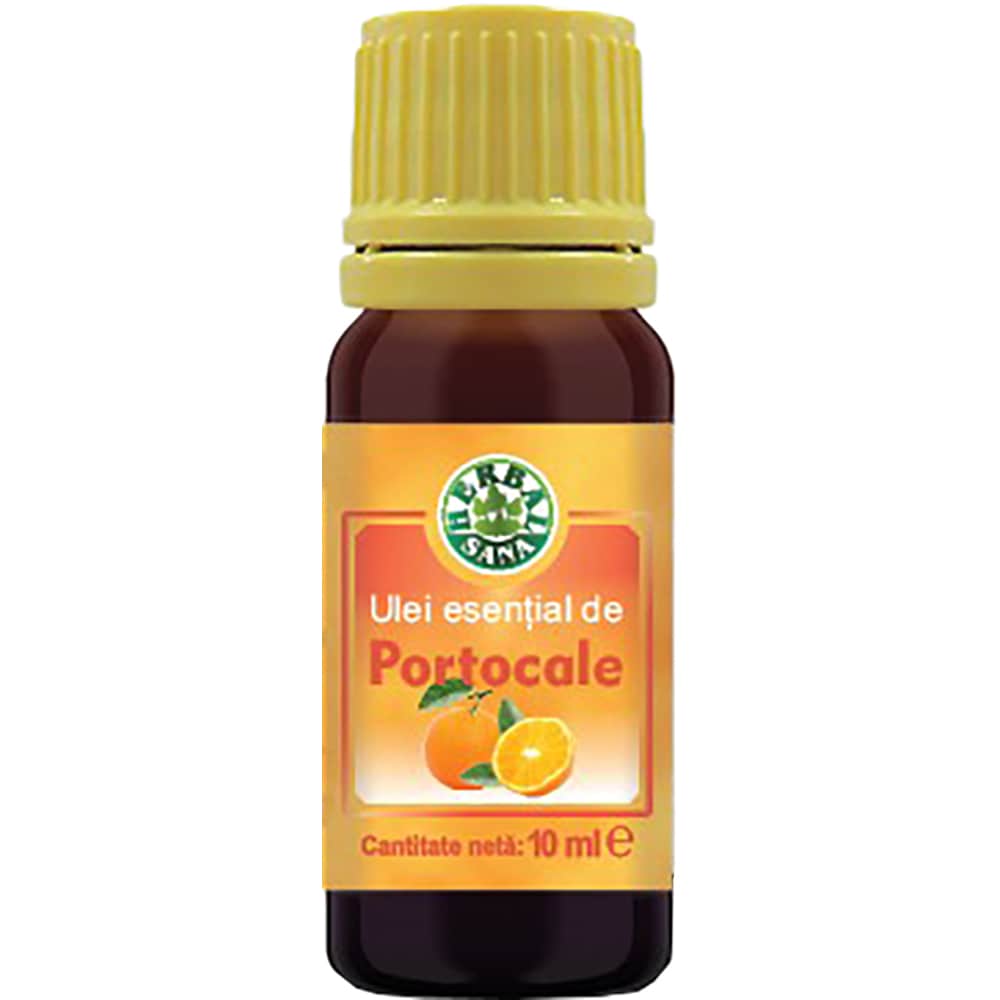 Ulei esential de Portocale, 10 ml, HERBAVIT