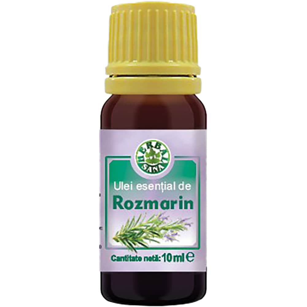 Ulei esential de Rozmarin, 10 ml, HERBAVIT