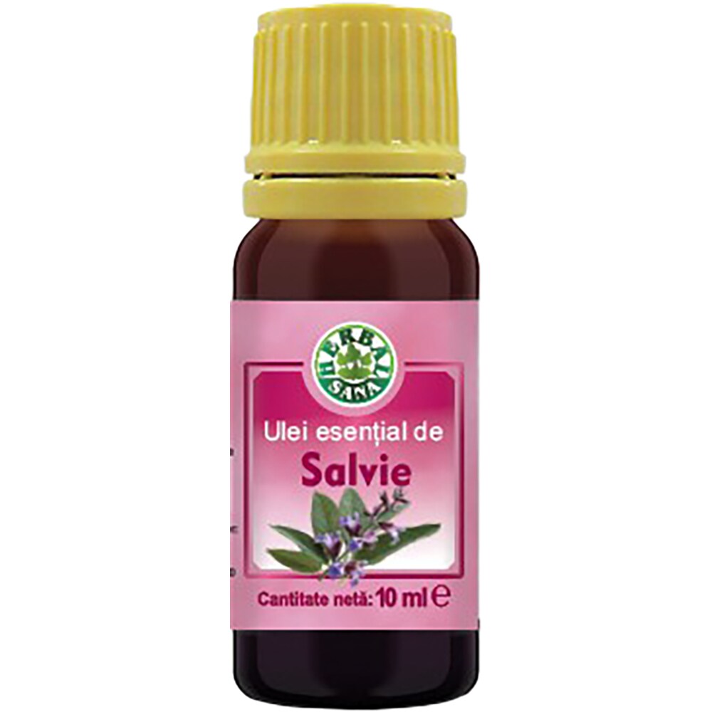 Ulei esential de Salvie, 10 ml, HERBAVIT