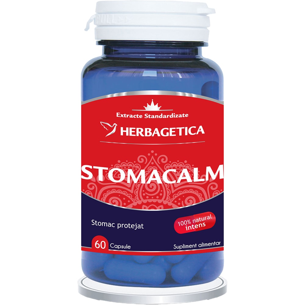 Supliment Stomacalm, 60 capsule, HERBAGETICA