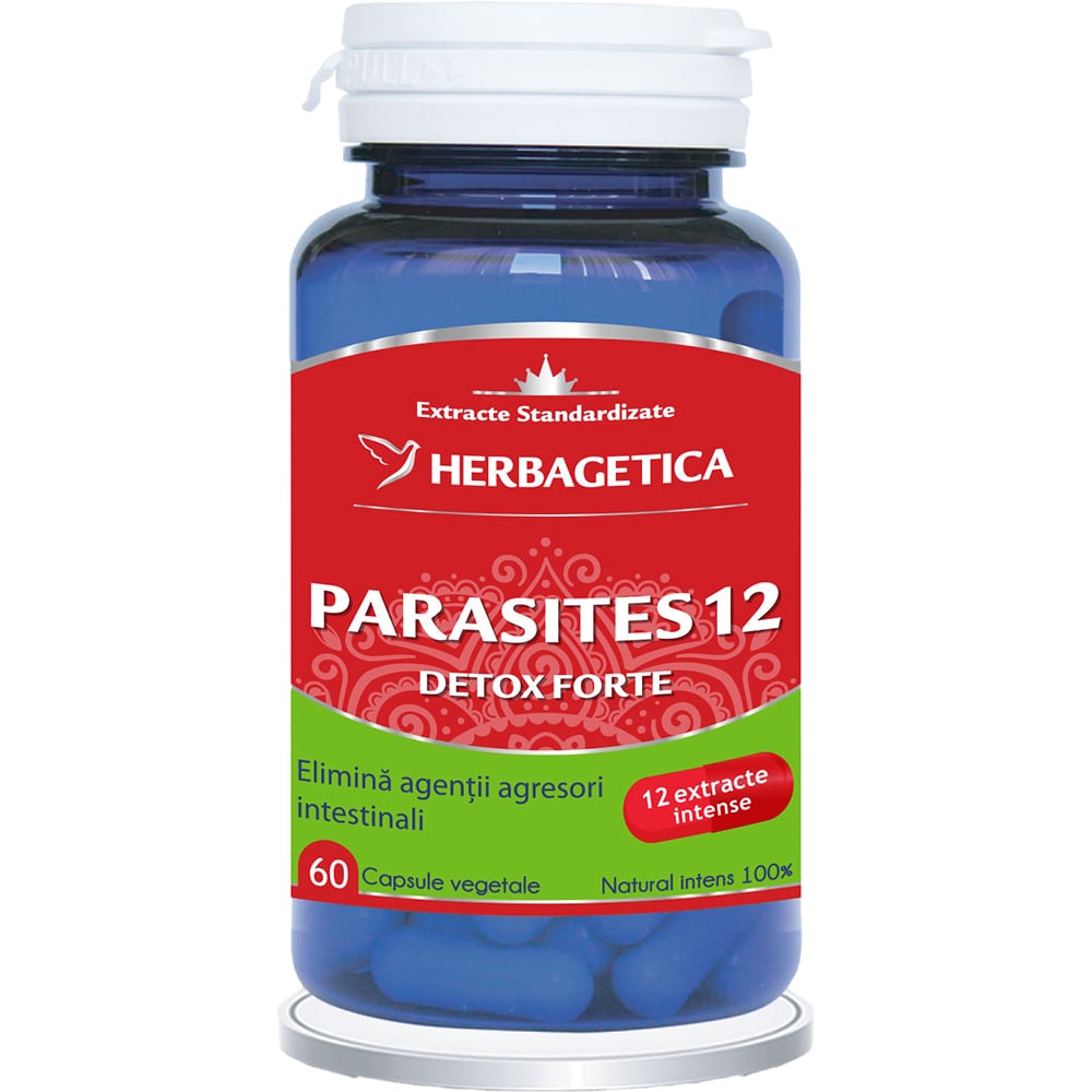 Supliment Parasites 12, 60 capsule, HERBAGETICA
