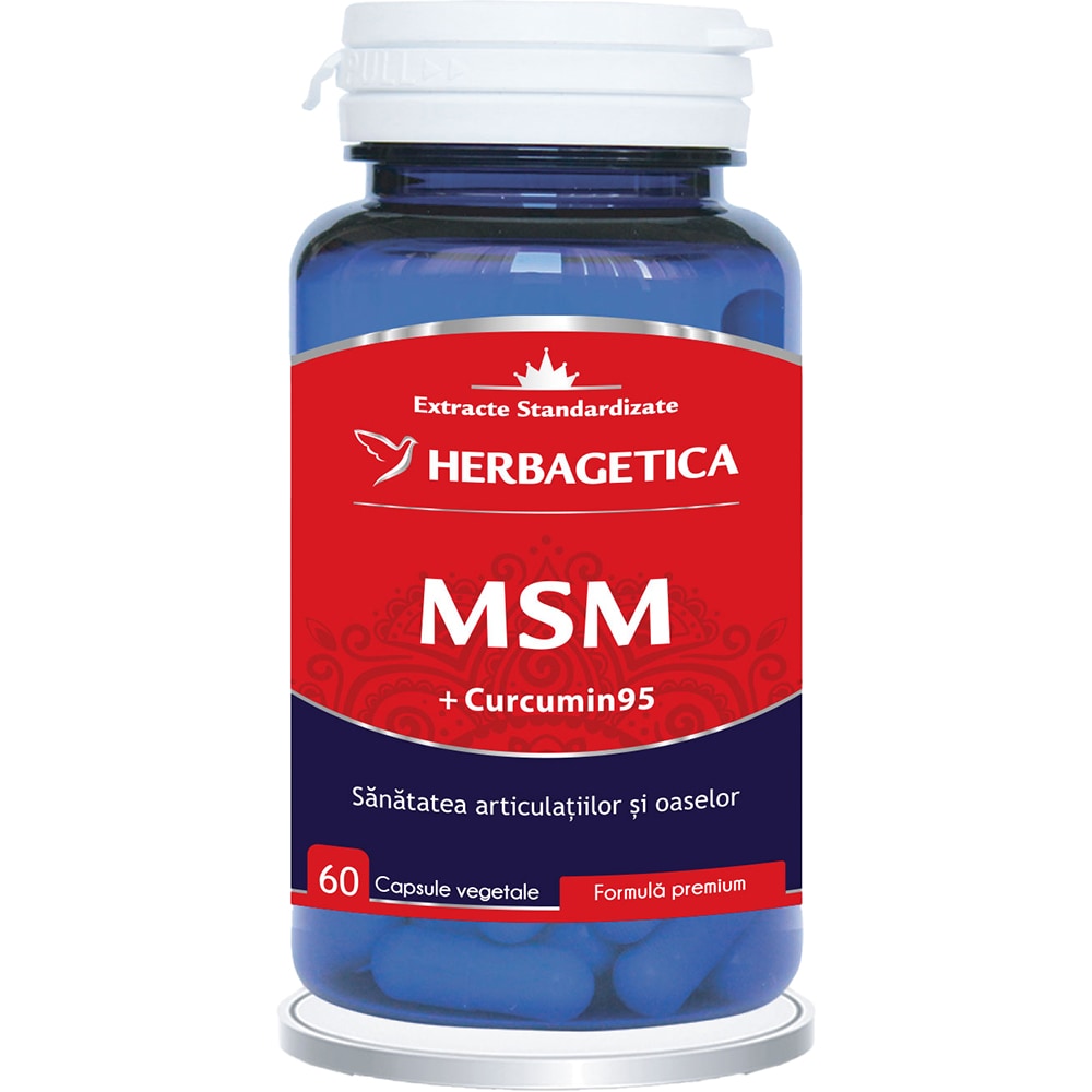 Supliment MSM, 60 capsule, HERBAGETICA