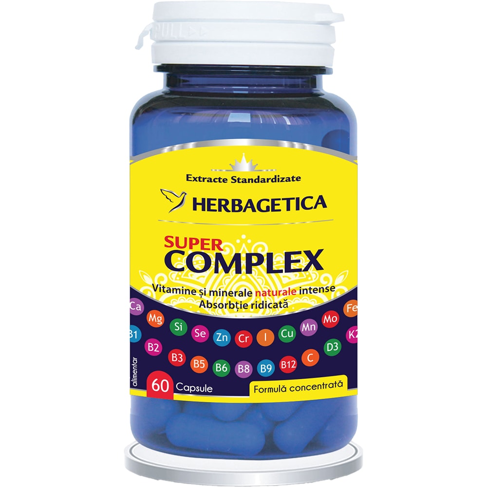 Supliment Super Complex, 60 capsule, HERBAGETICA