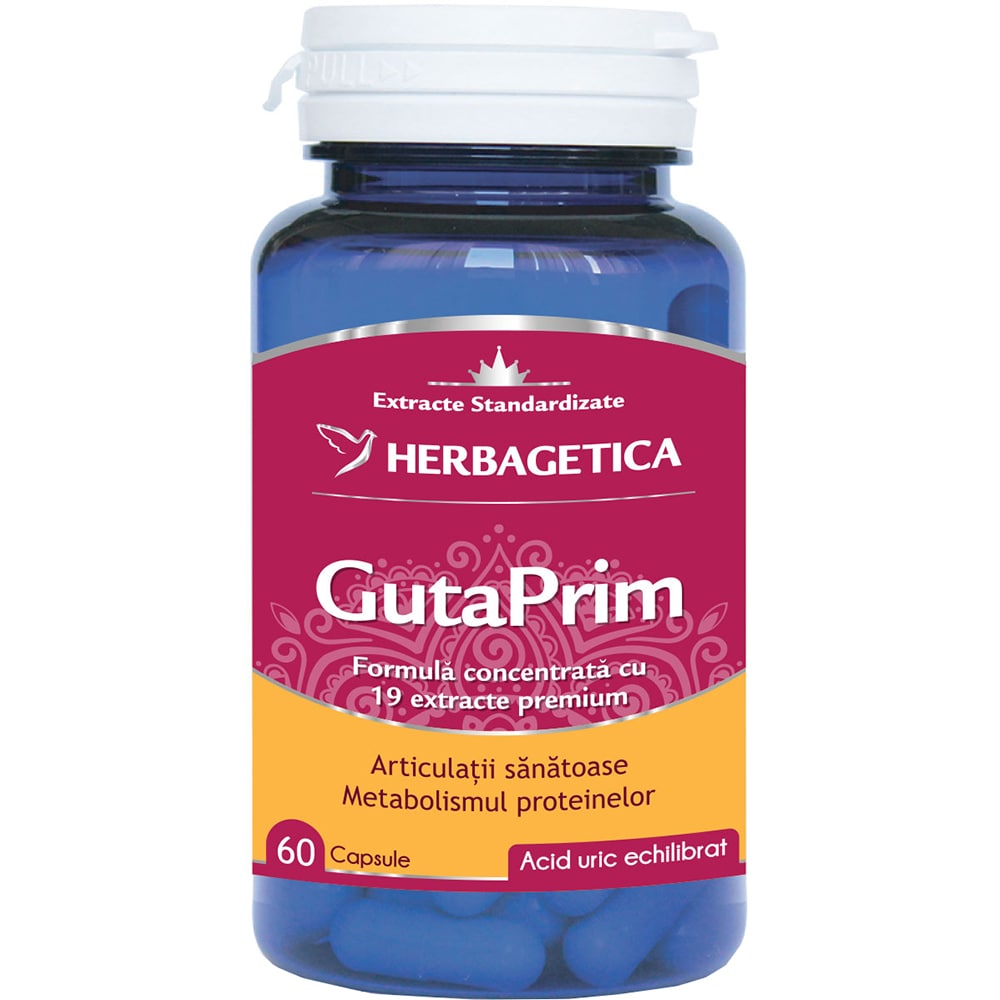 Supliment alimentar GutaPrim, 60 capsule, HERBAGETICA
