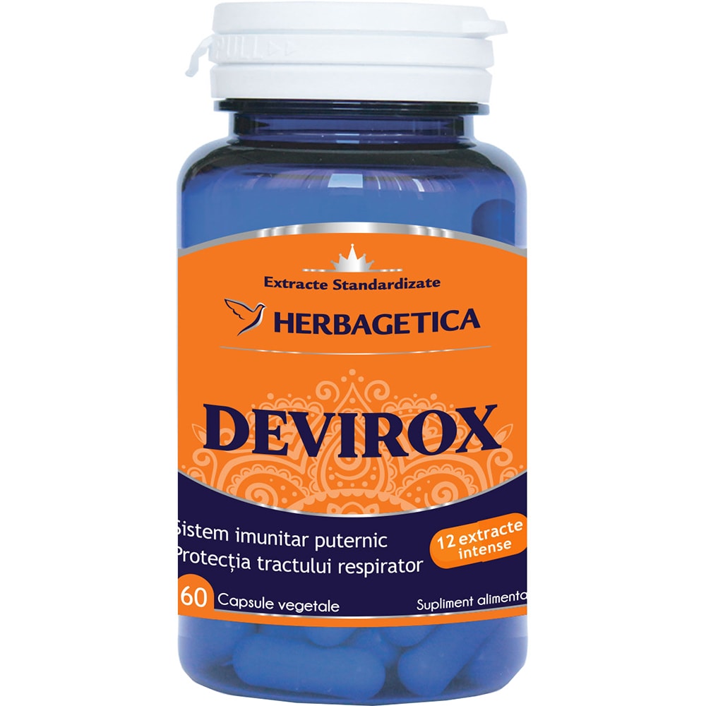 Supliment alimentar Devirox, 60 capsule vegetale, HERBAGETICA