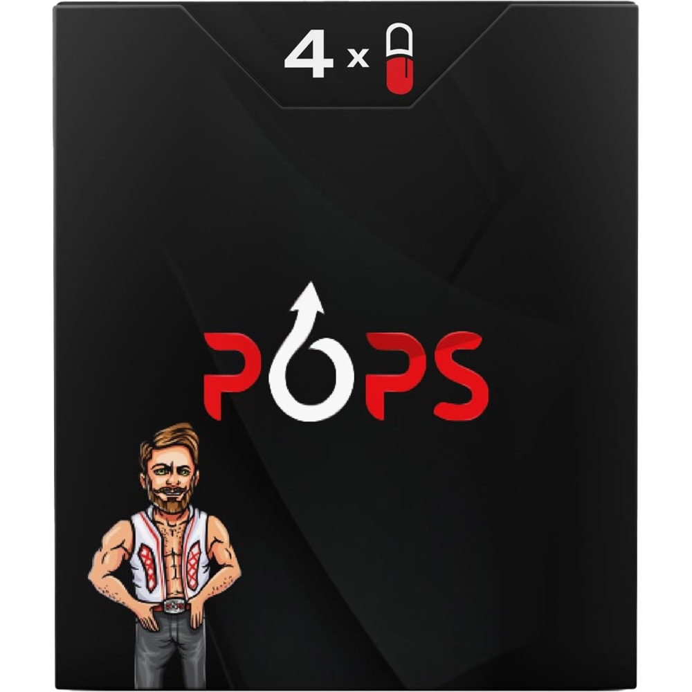 Supliment pentru potenta, 4 capsule, POPS