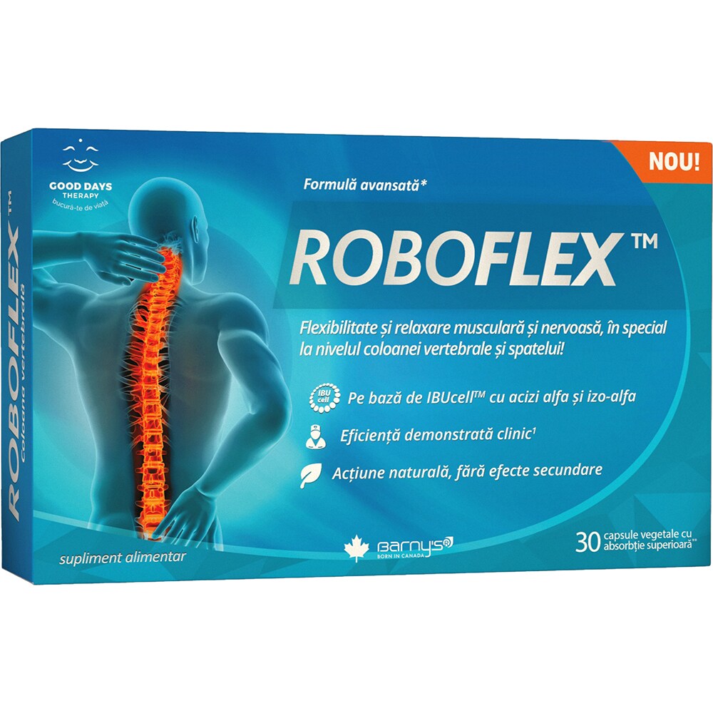 Supliment alimentar RoboFlex, 30 capsule, GOOD DAYS THERAPY
