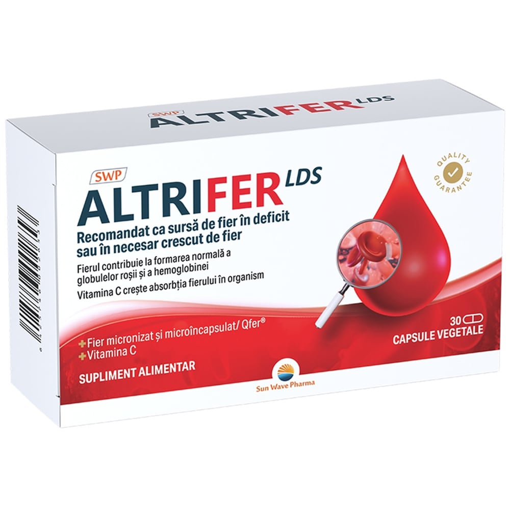 Supliment alimentar Altrifer LDS, 30 capsule, SUN WAVE PHARMA