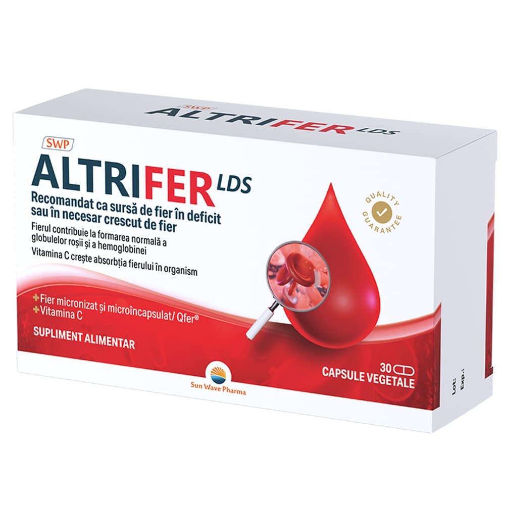 Supliment alimentar Altrifer LDS, 30 capsule, SUN WAVE PHARMA