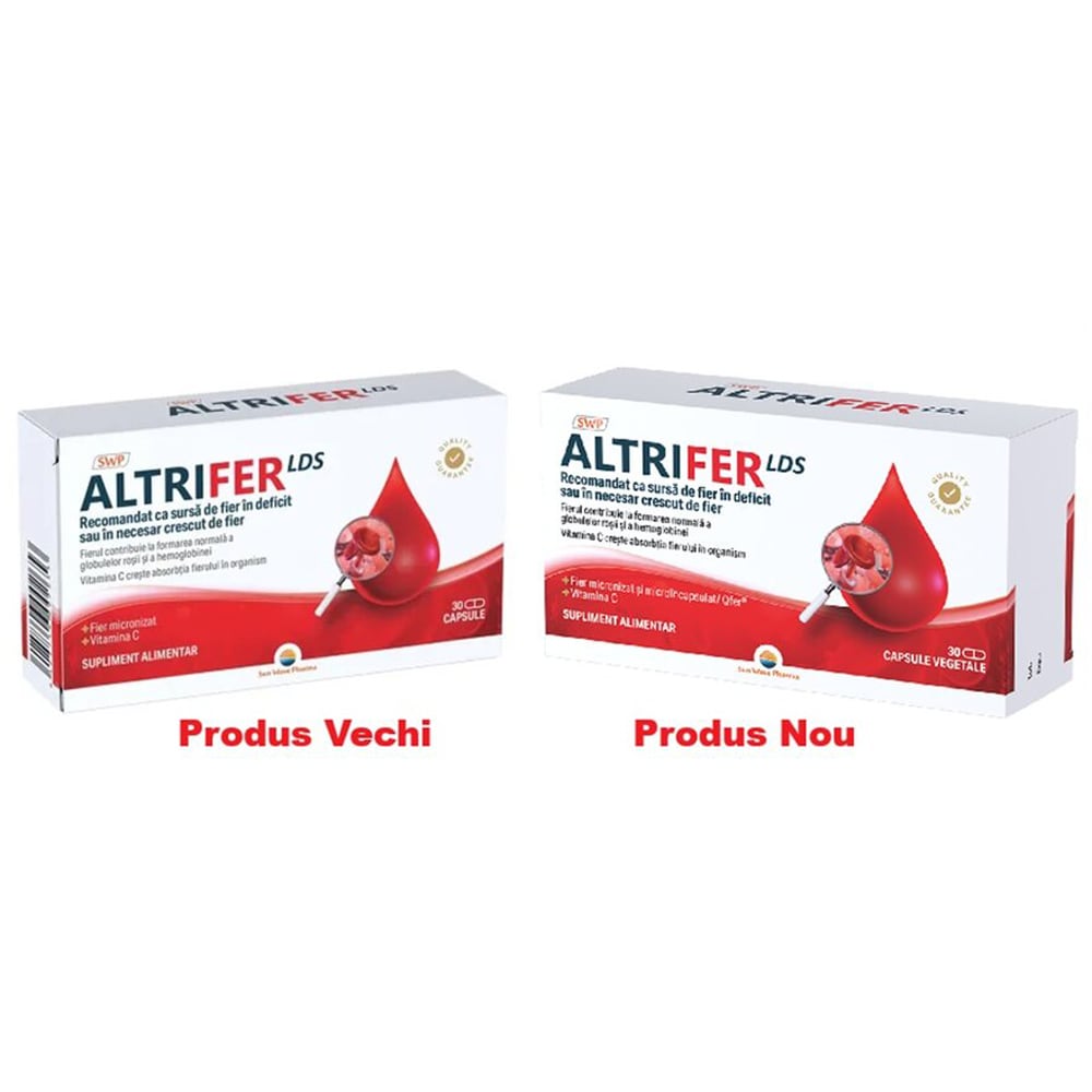 Supliment alimentar Altrifer LDS, 30 capsule, SUN WAVE PHARMA