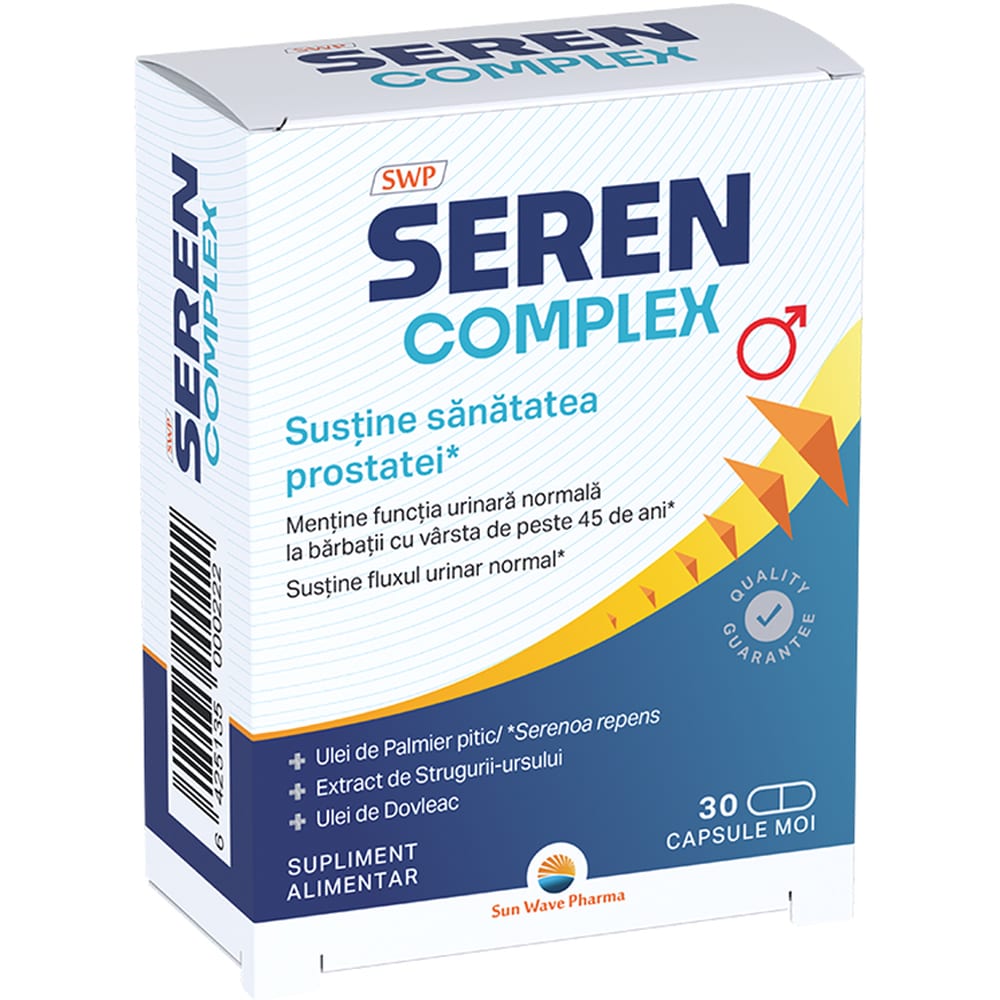 Supliment alimentar Seren Complex, 30 capsule moi, SUN WAVE PHARMA