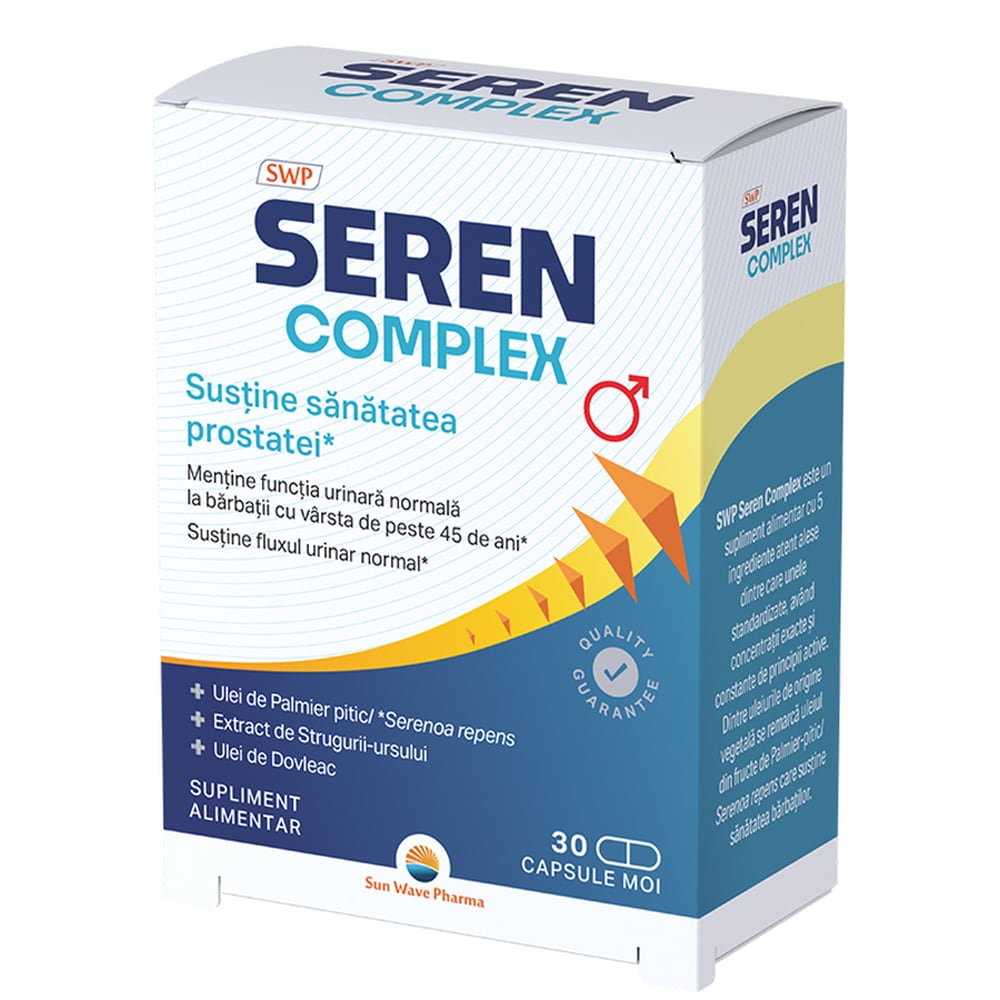 Supliment alimentar Seren Complex, 30 capsule moi, SUN WAVE PHARMA
