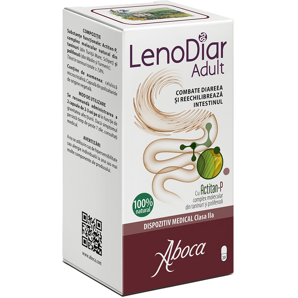LenoDiar Adulti, 20 capsule, ABOCA