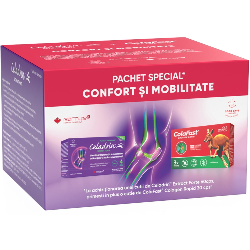 Supliment alimentar Celadrin 60 capsule + ColaFast 30 capsule, GOOD DAYS THERAPY