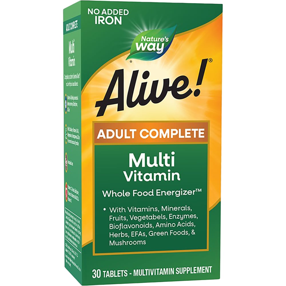 Supliment alimentar Alive! Complex multivitamine Nature's Way , 30 comprimate, SECOM