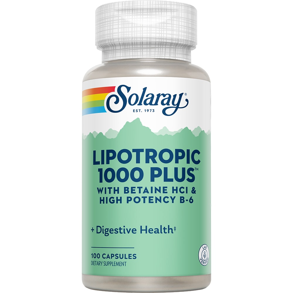 Supliment alimentar Lipotropic 1000 Plus Solaray, 100 capsule, SECOM