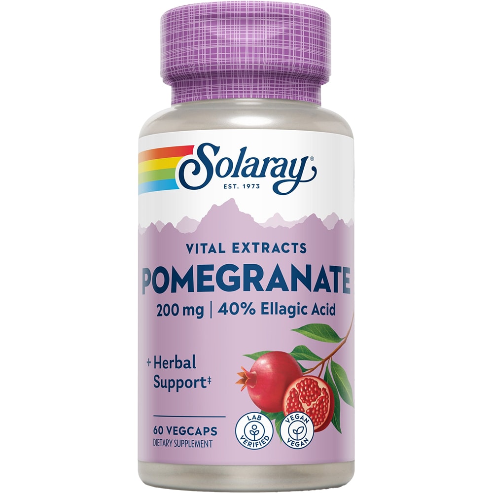 Supliment alimentar Pomegranate (Rodie) Solaray, 60 capsule vegetale, SECOM