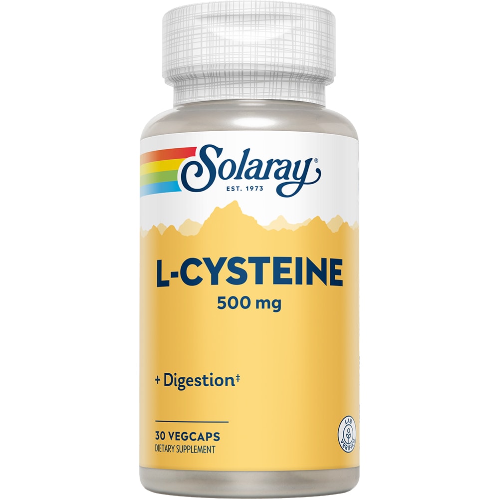 Supliment L-Cysteine 500 mg Solaray, 30 capsule, SECOM