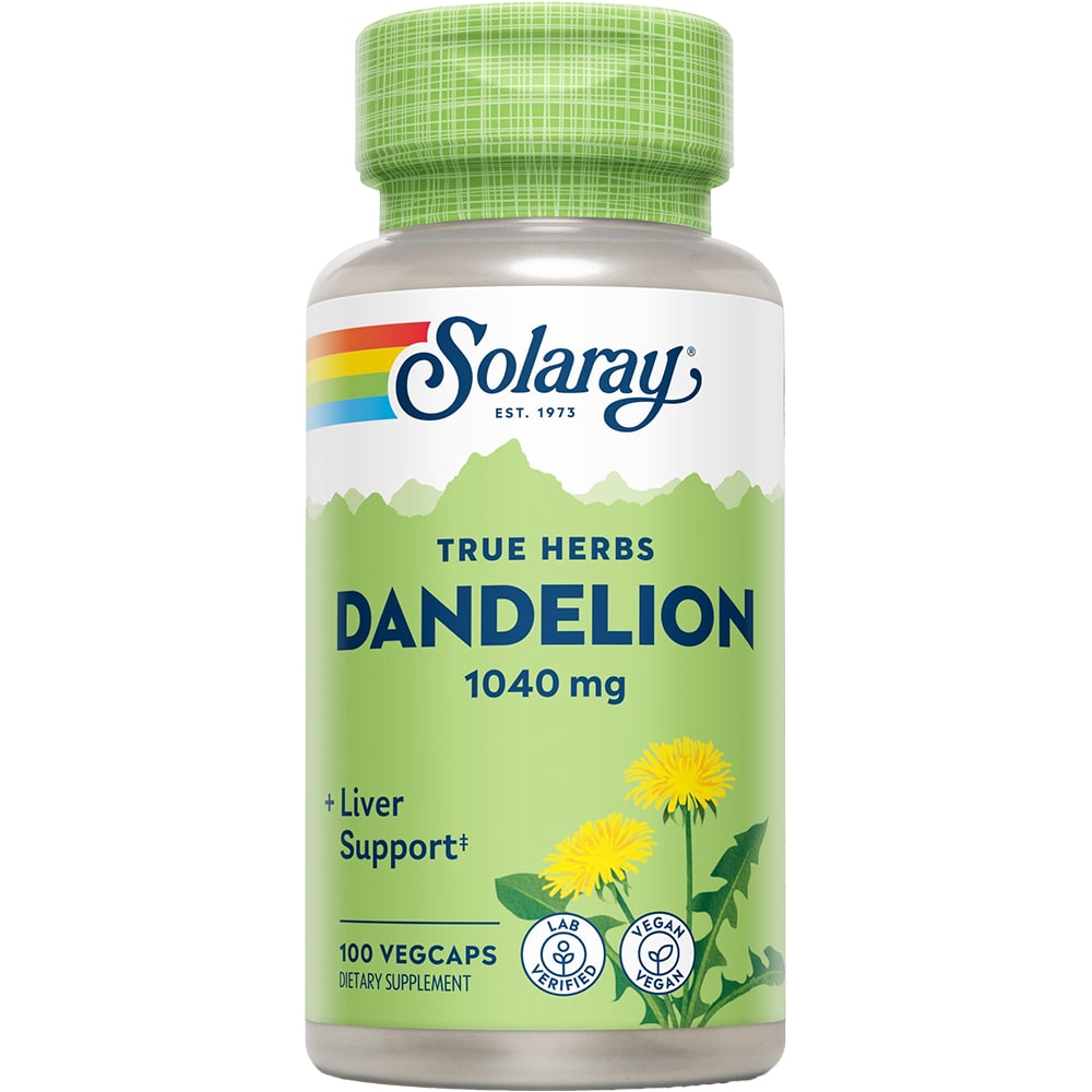 Supliment Dandelion 1040 mg Solaray, 100 capsule, SECOM