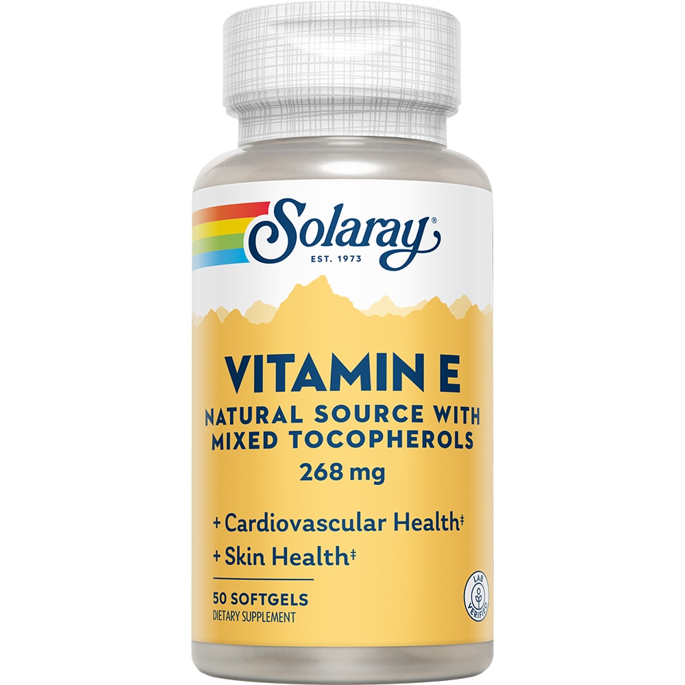 Vitamina E 400UI Solaray, 50 capsule moi, SECOM
