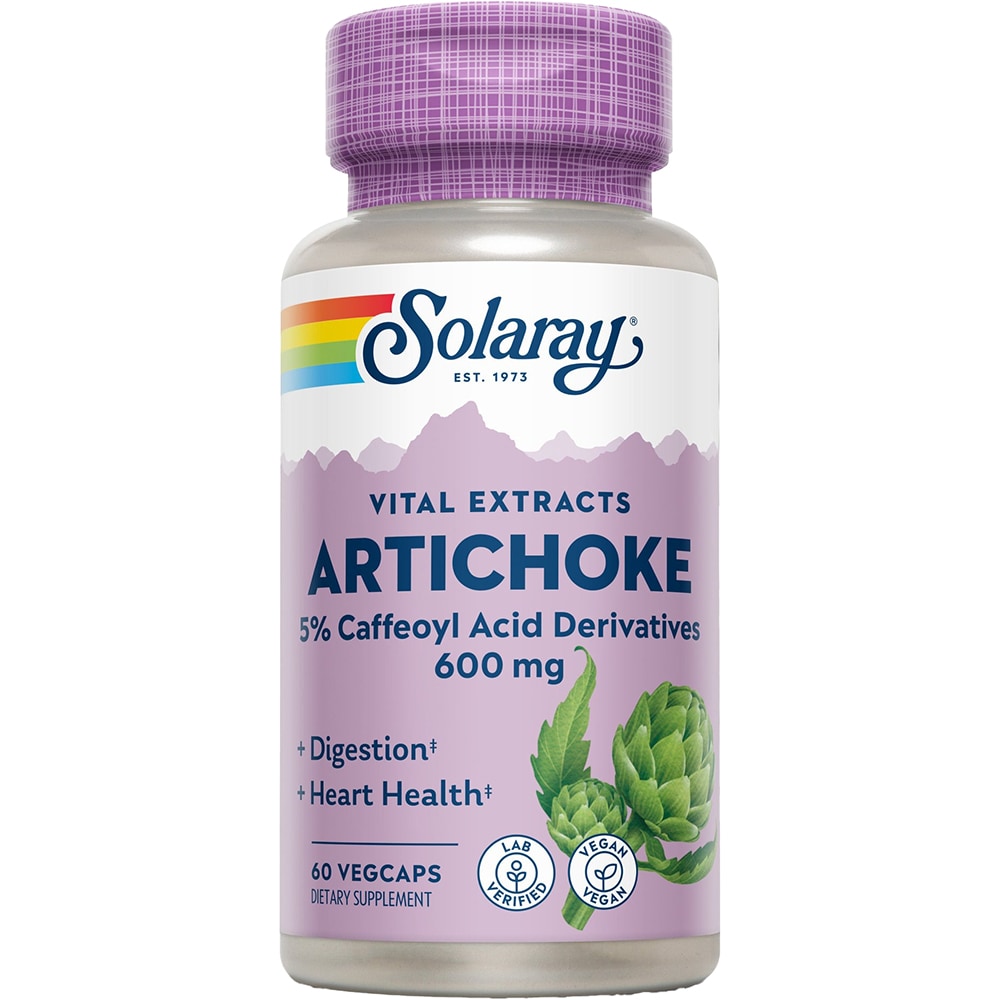 Supliment Artichoke 300 mg Solaray, 60 capsule, SECOM
