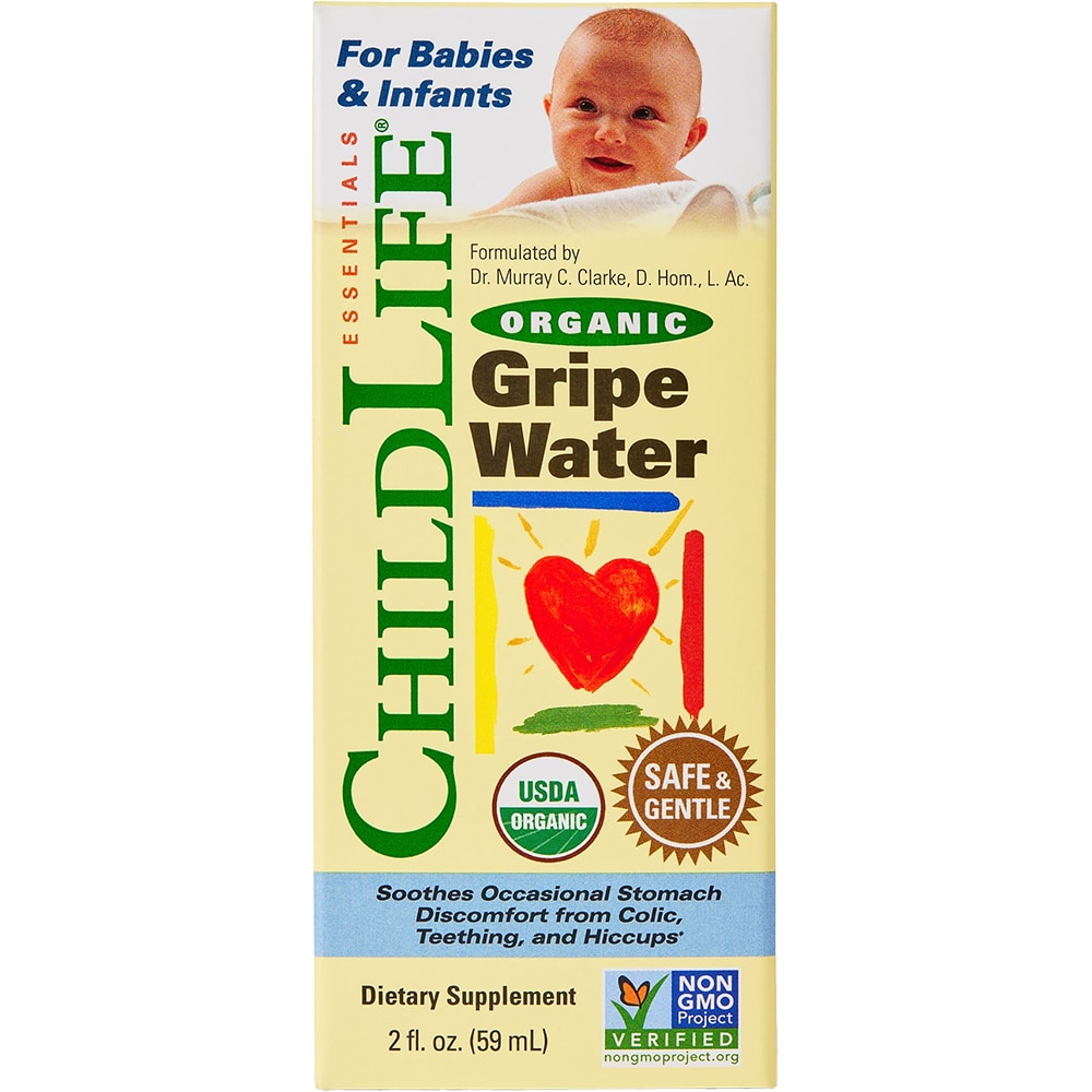 Supliment alimentar Gripe Water Childlife Essentials, 59 ml, SECOM