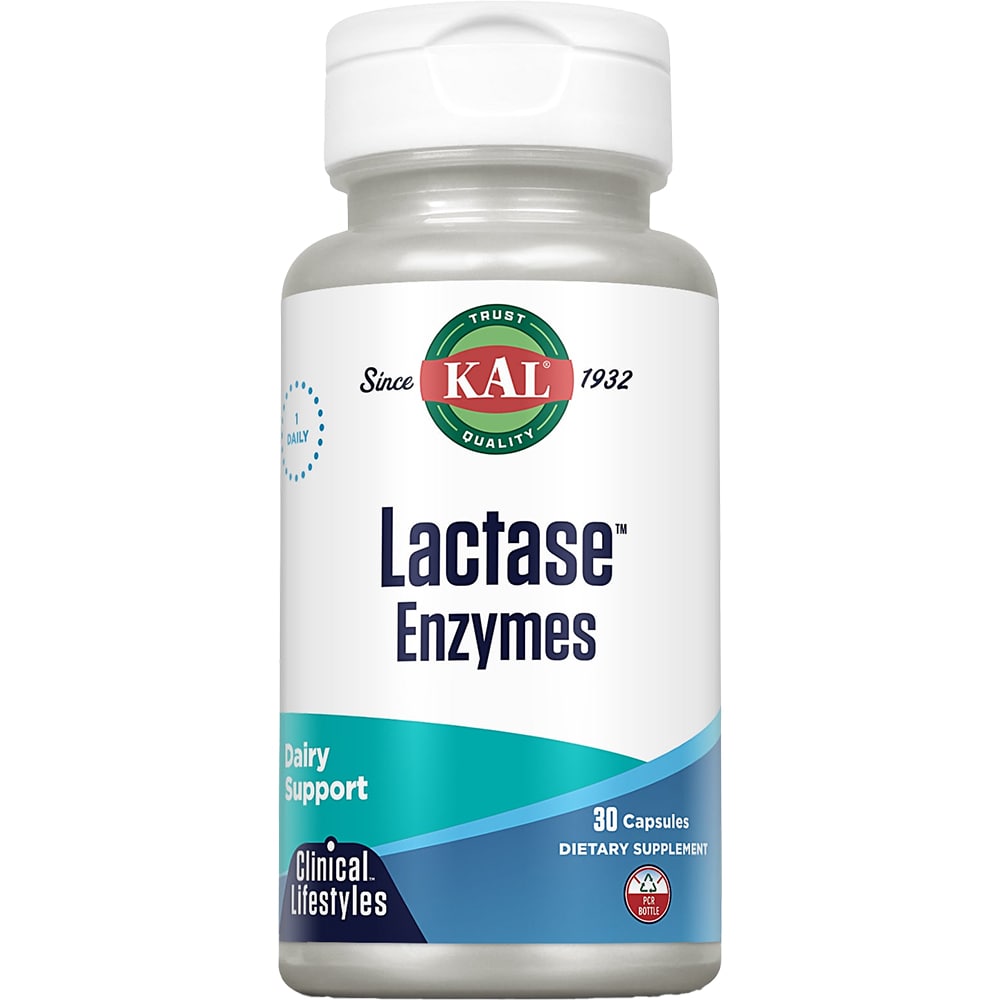 Supliment Lactase Enzymes KAL, 30 capsule, SECOM