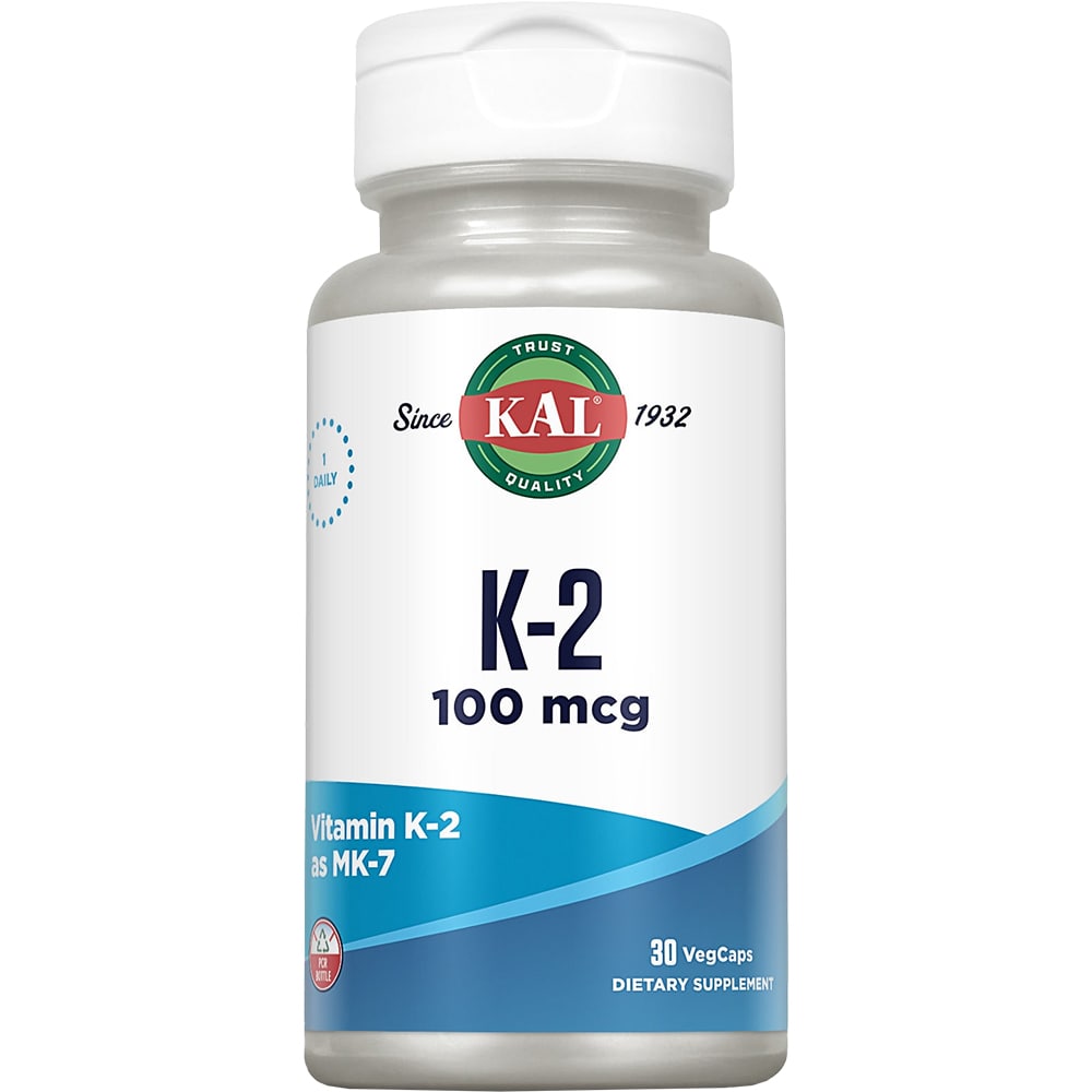 Supliment alimentar Vitamina K2 100 mcg KAL, 30 capsule, SECOM