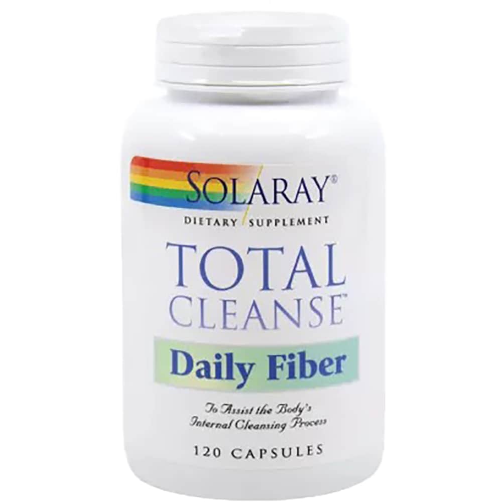 Supliment alimentar Total Cleanse Daily Fiber Solaray, 120 capsule, SECOM