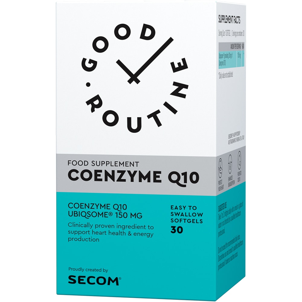 Supliment Coenzyme Q10 Good Routine, 30 capsule, SECOM