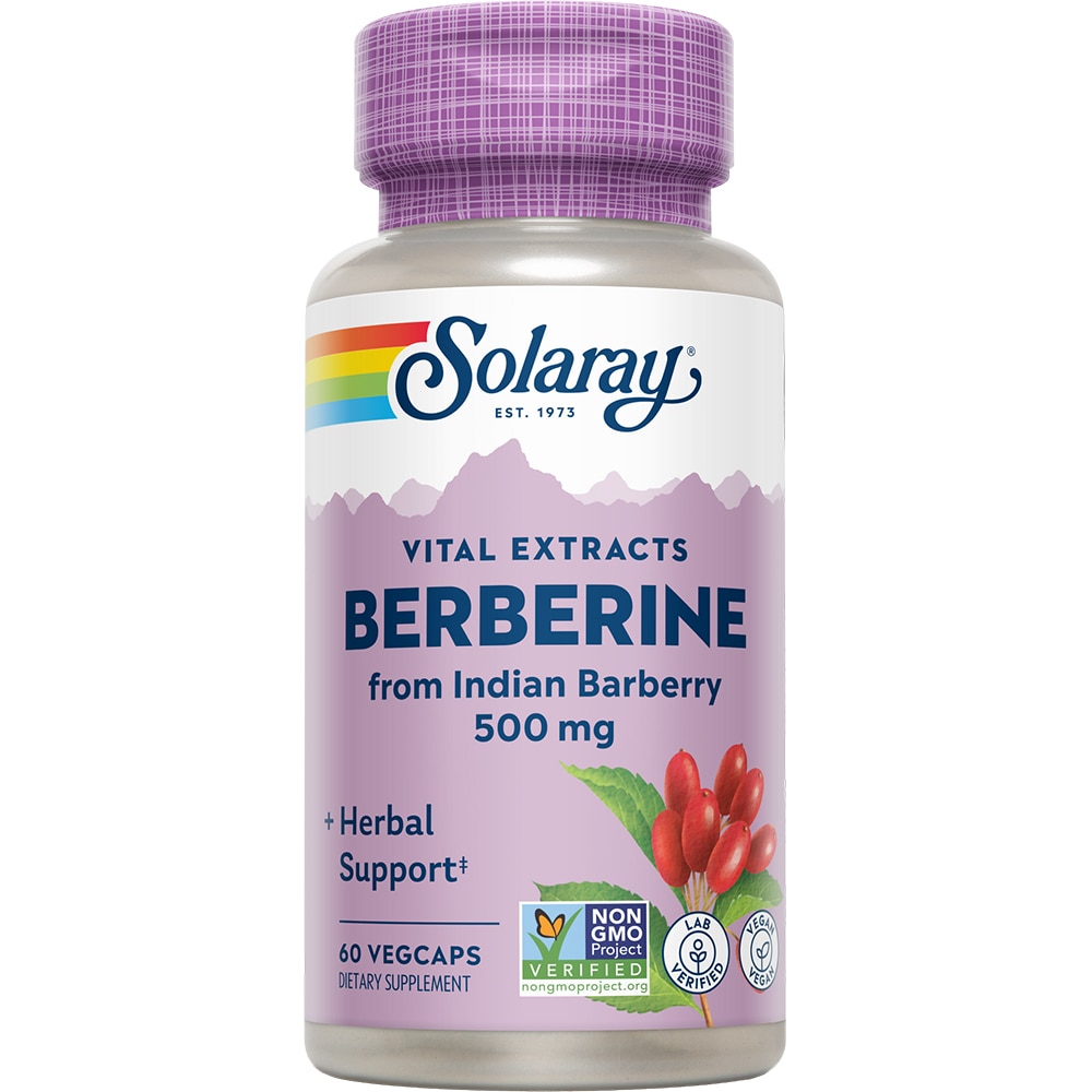 Supliment Berberine 500 mg Solaray, 60 capsule, SECOM