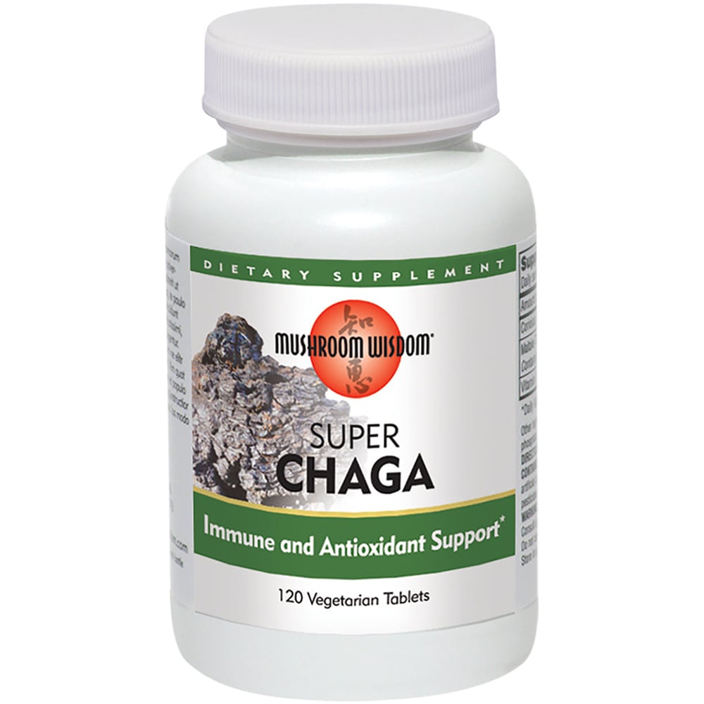 Supliment alimentar Super Chaga Mushroom Wisdom, 120 tablete vegetale, SECOM