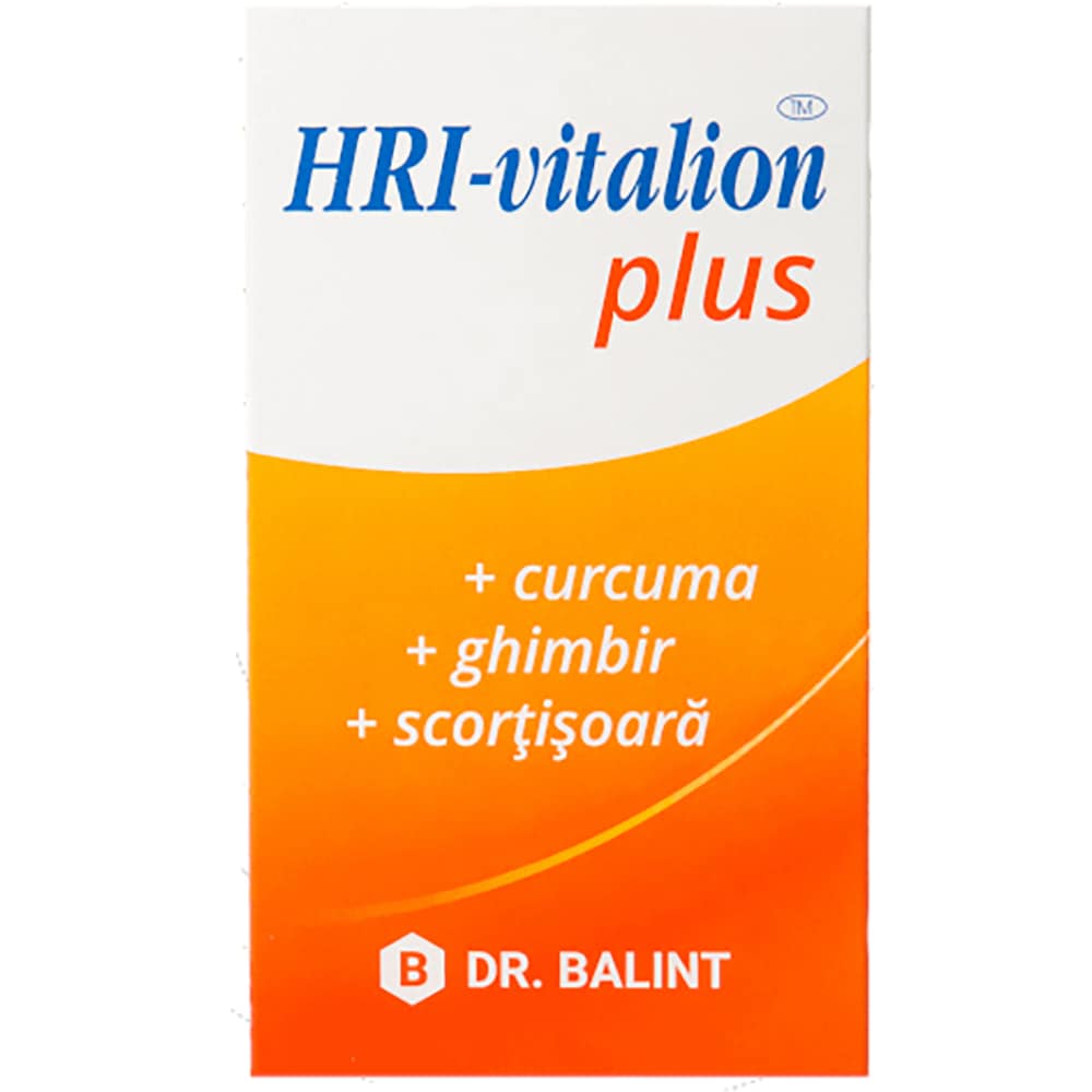 Supliment alimentar HRI-vitalion Plus, 54 comprimate, VITALION
