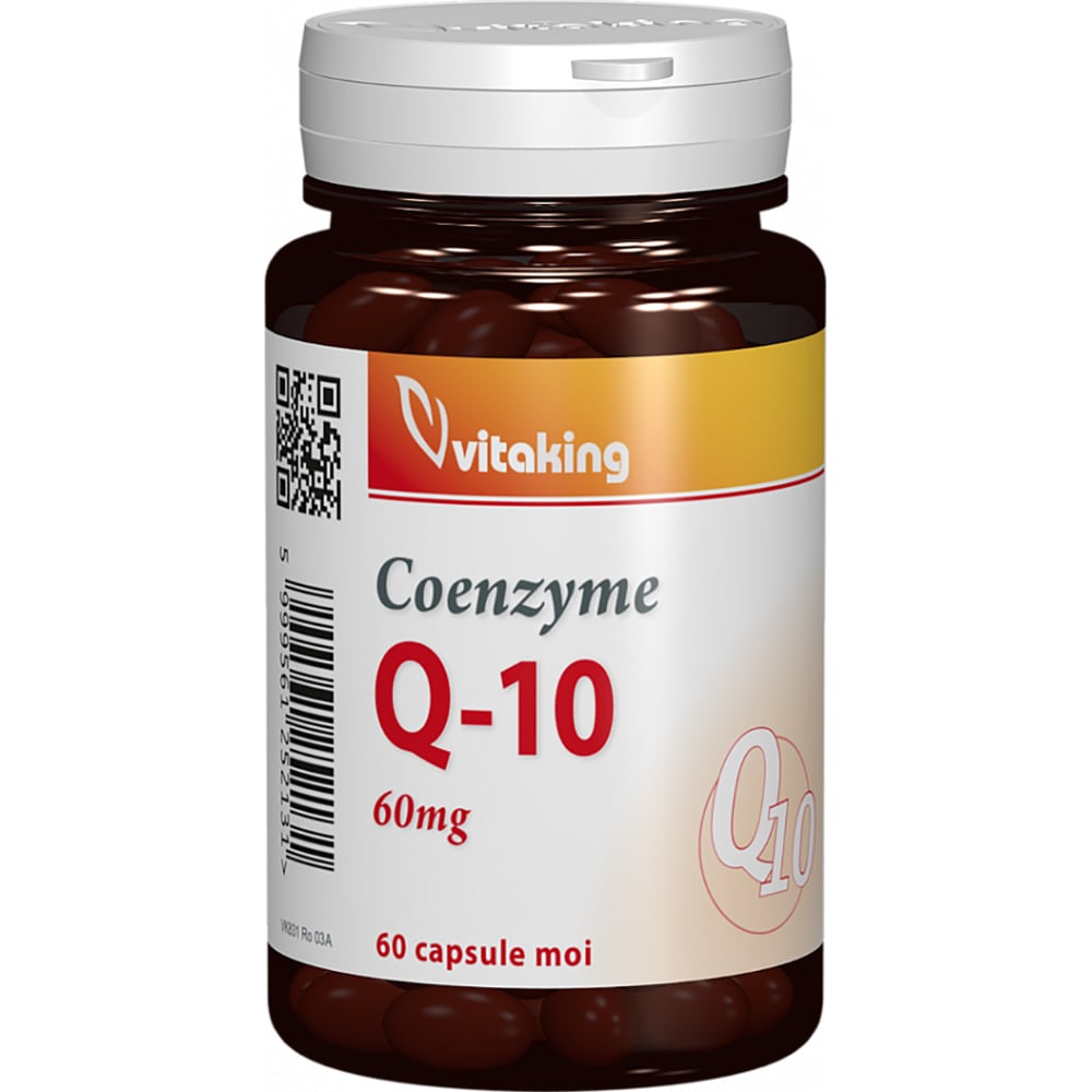Supliment Coenzima Q10 naturala 60 mg, 60 capsule, VITAKING