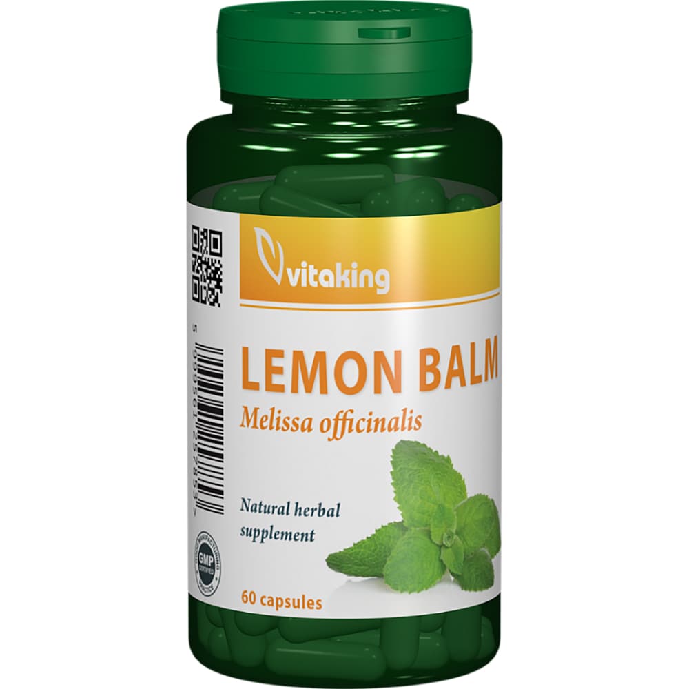 Supliment Roinita (Lemon Balm) 500 mg, 60 capsule, VITAKING