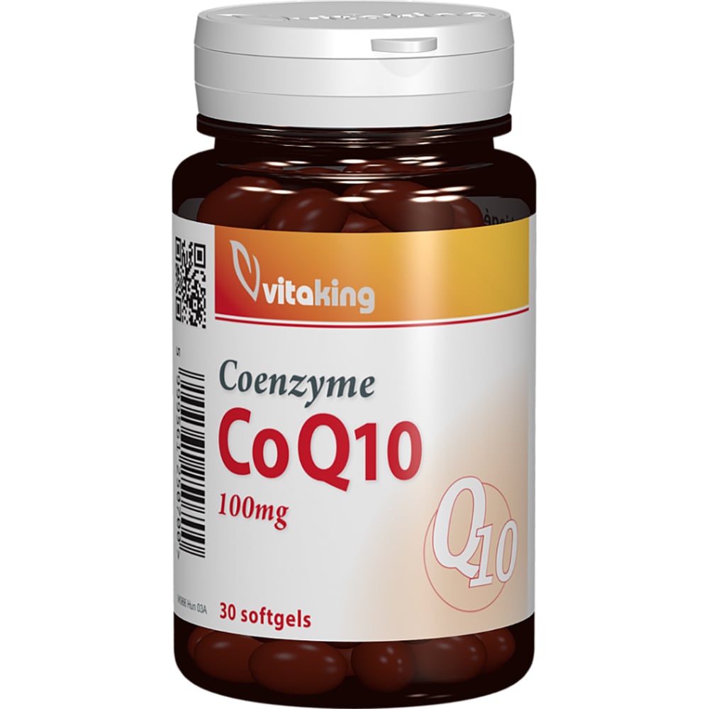 Supliment Coenzima Q10 naturala 100 mg, 30 capsule, VITAKING