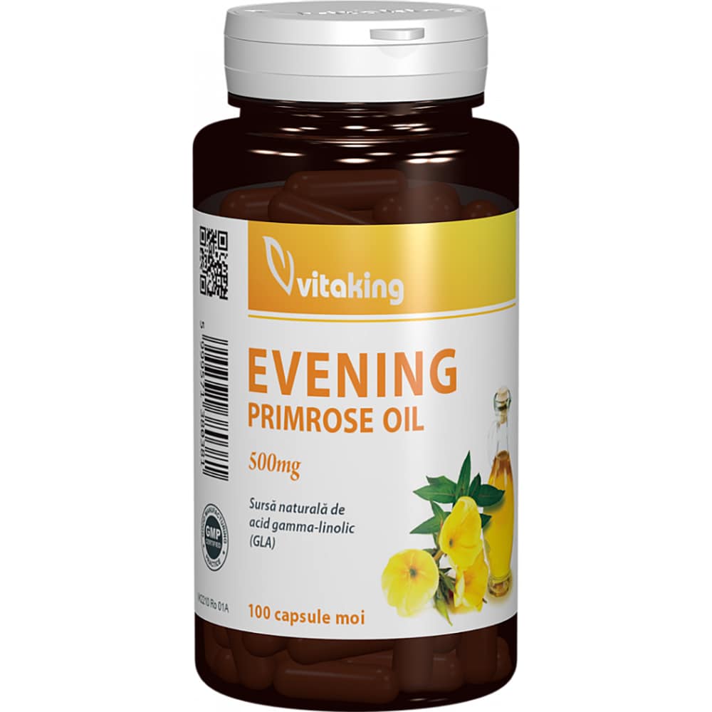 Supliment Evening Primrose Oil, 100 capsule moi, VITAKING