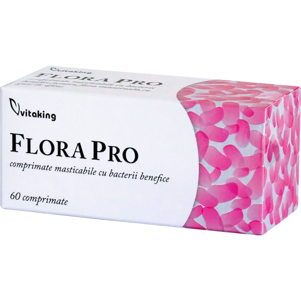 Supliment Flora Pro, 60 comprimate, VITAKING