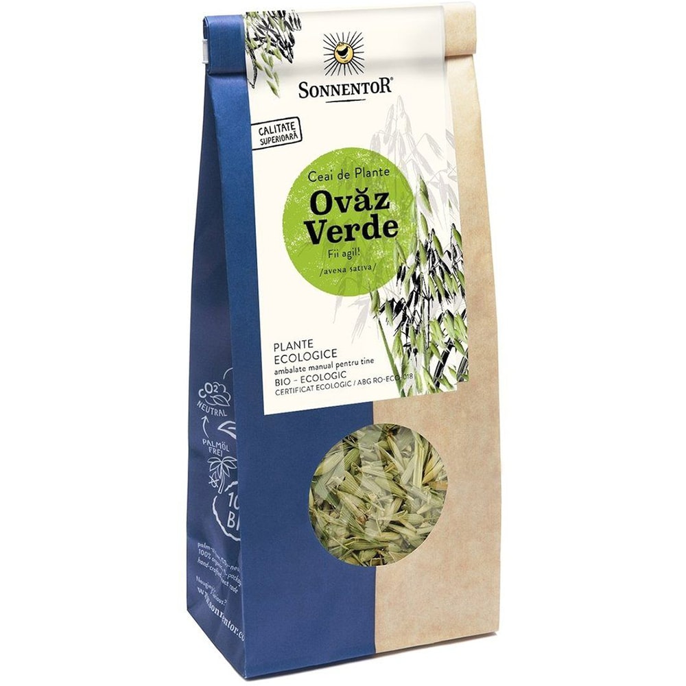 Ceai SONNENTOR Ovaz verde, 50 g 