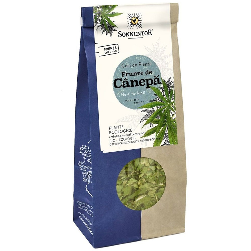 Ceai SONNENTOR Frunze de canepa, 40 g 