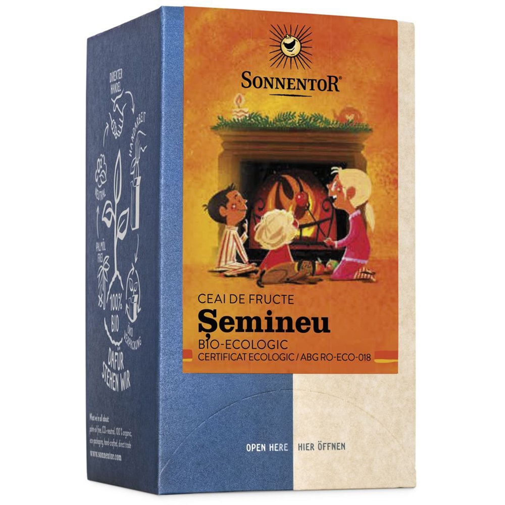 Ceai fructe SONNENTOR Semineu, 18 plicuri 