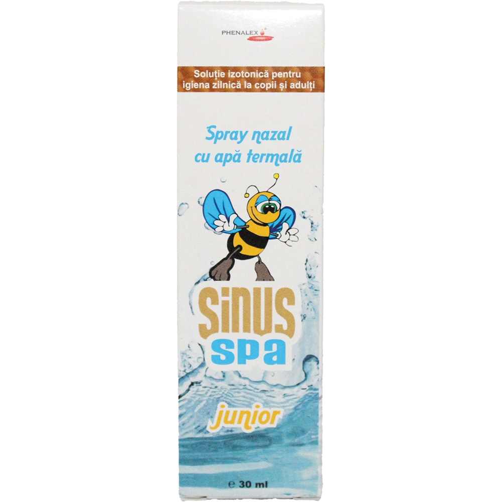 Spray nazal cu apa termala Sinus Spa Junior, 30 ml, PHENALEX