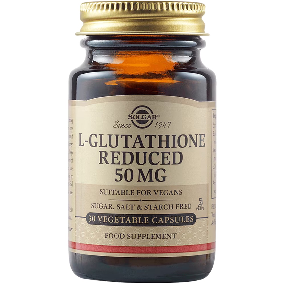 Supliment alimentar L-Glutation redus 50 mg, 30 capsule vegetale, SOLGAR