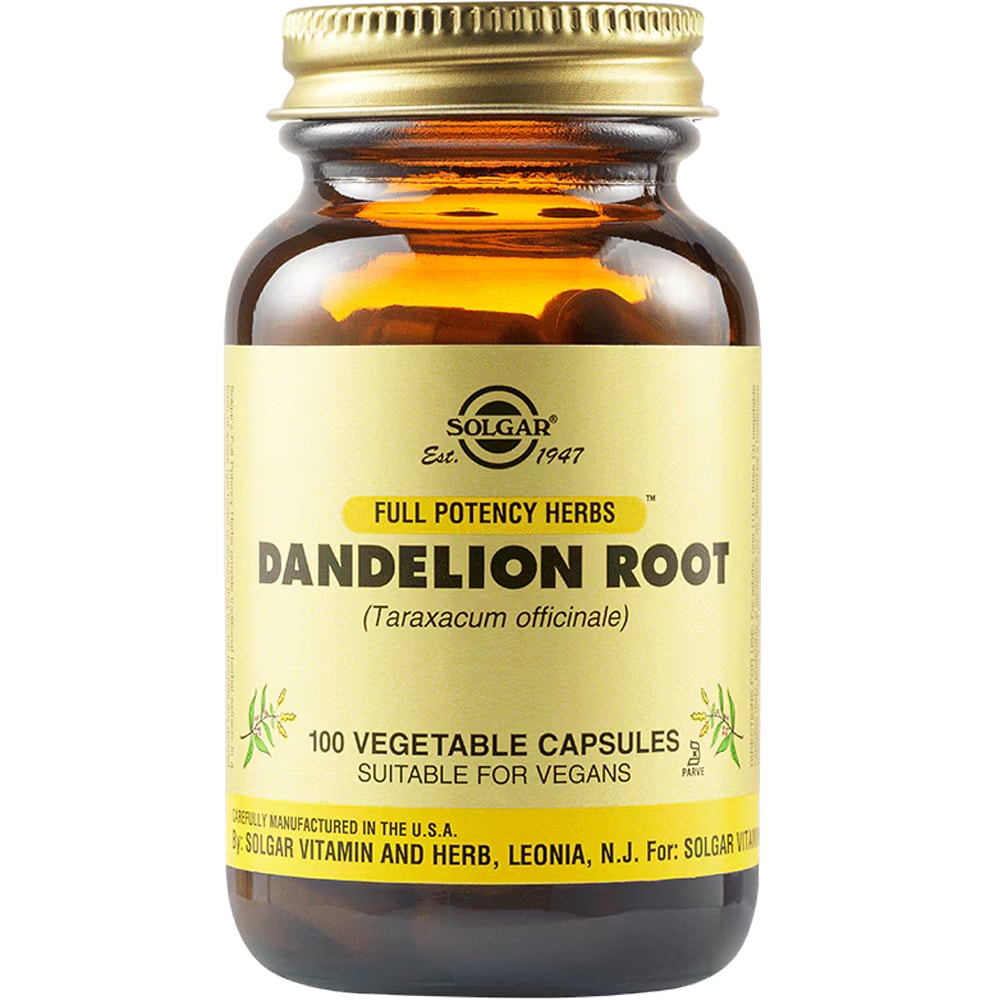 Supliment alimentar Radacina de Papadie, 100 capsule vegetale, SOLGAR