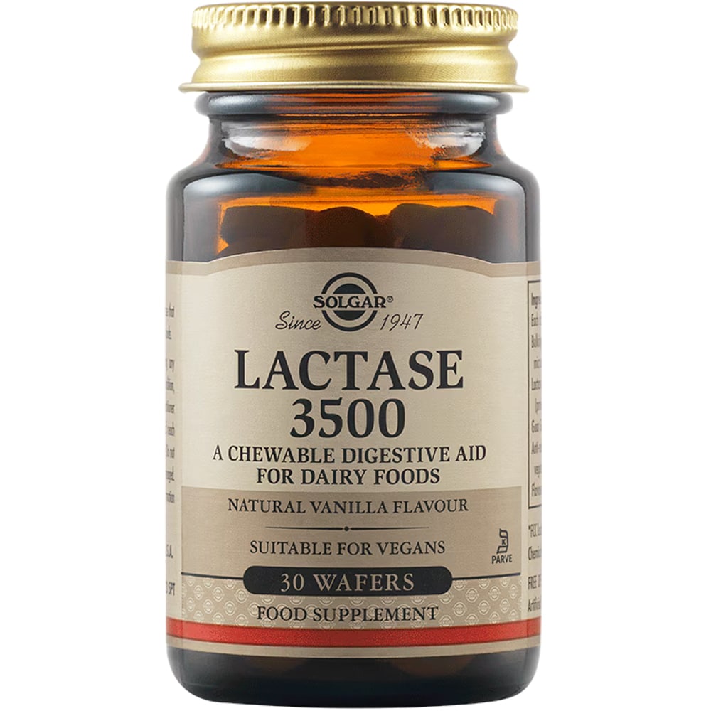 Supliment alimentar Lactase 3500, 30 tablete masticabile, SOLGAR