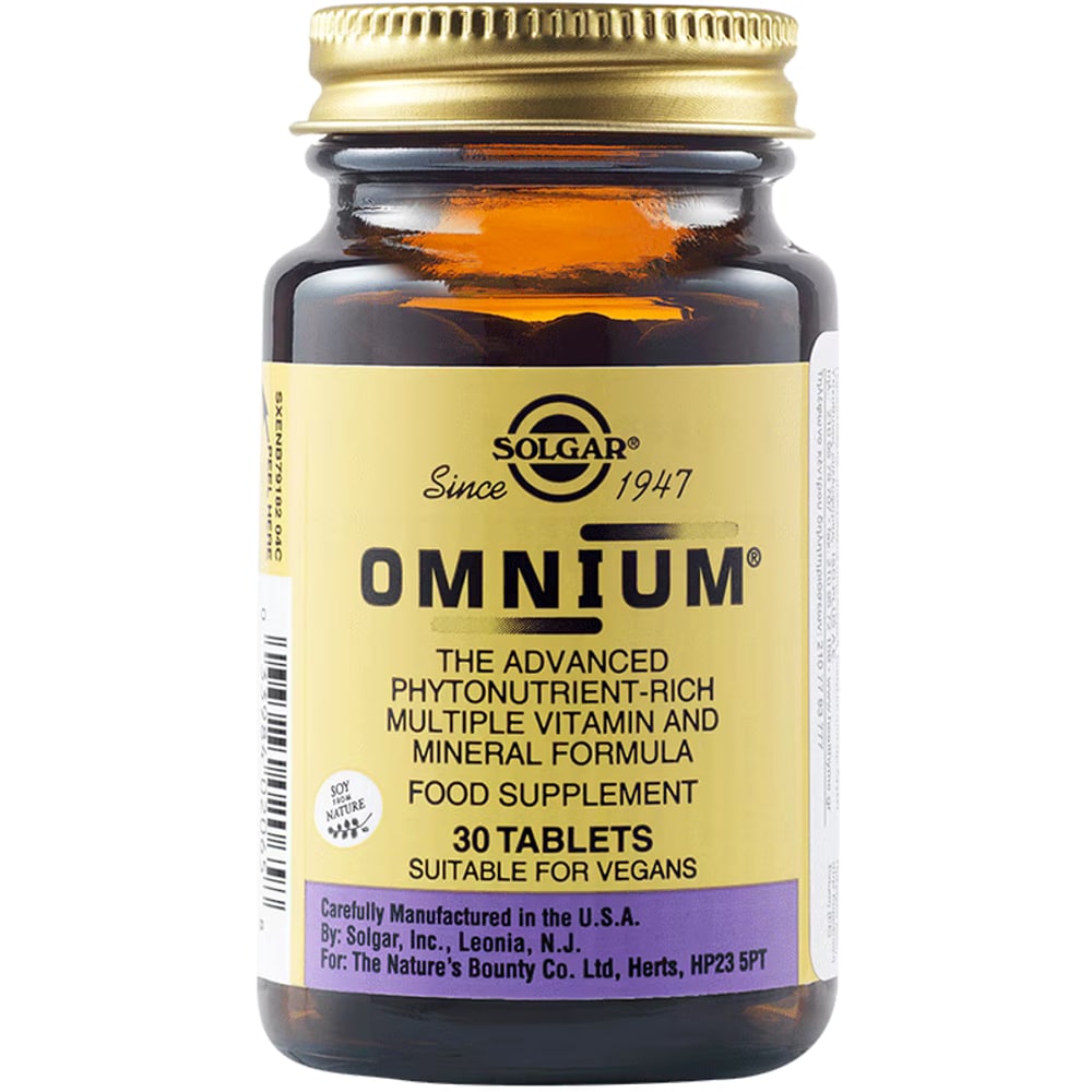 Supliment alimentar Omnium Multivitamine, 30 tablete, SOLGAR